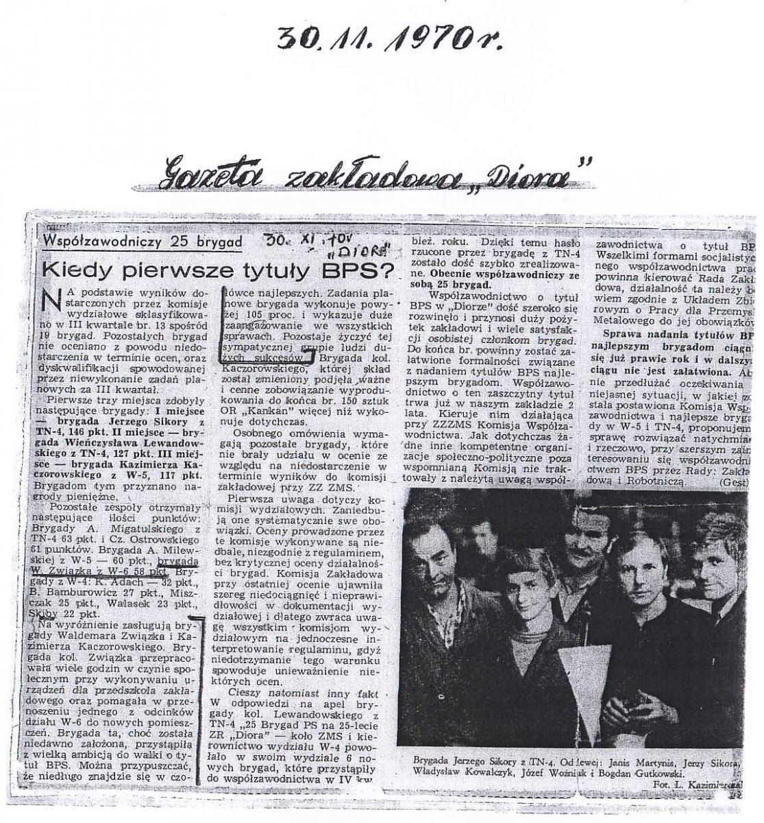 gAZETA ZAKŁADOWA